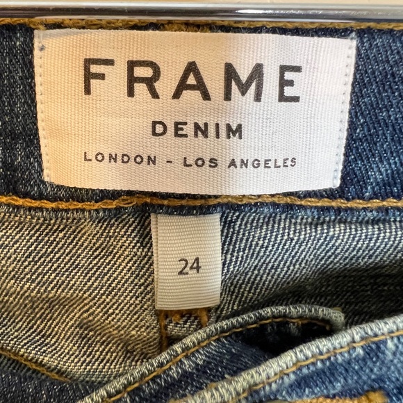 ⭐️ Frame Denim Le Garcon Boyfriend Jeans Starry Night Women’s Jean Loose NWT - Picture 8 of 11